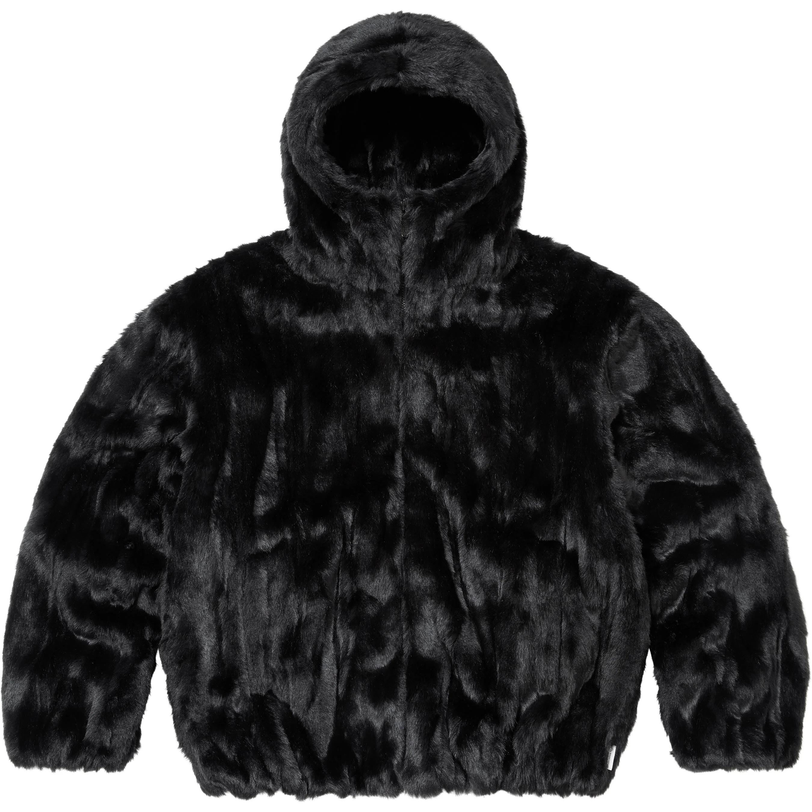 Faux Fur Hooded Jacket view 3
